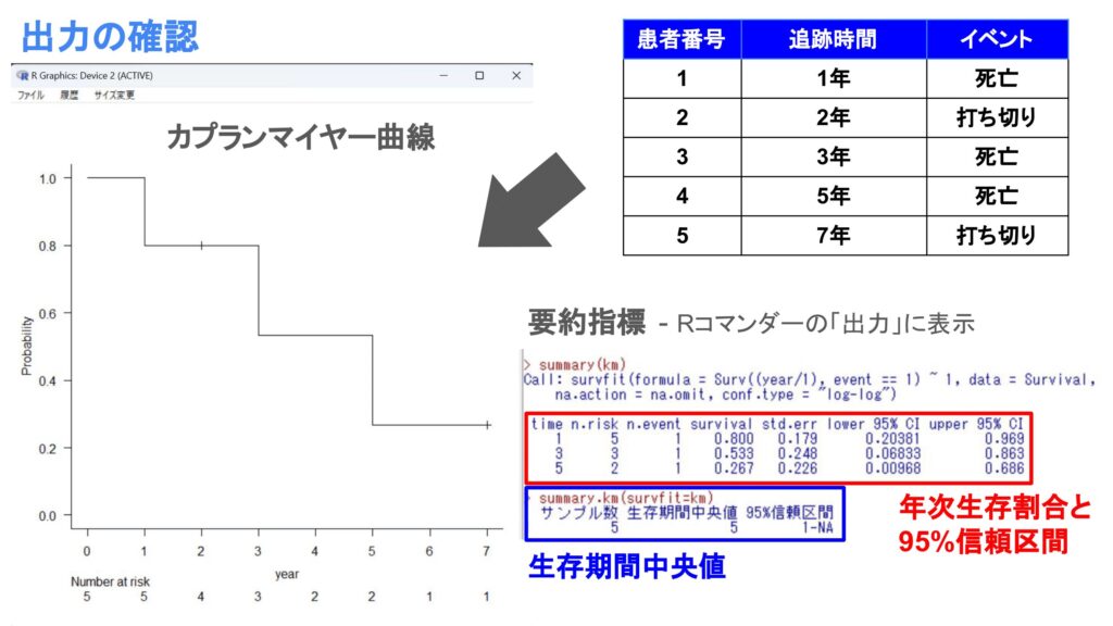 EZRの出力確認