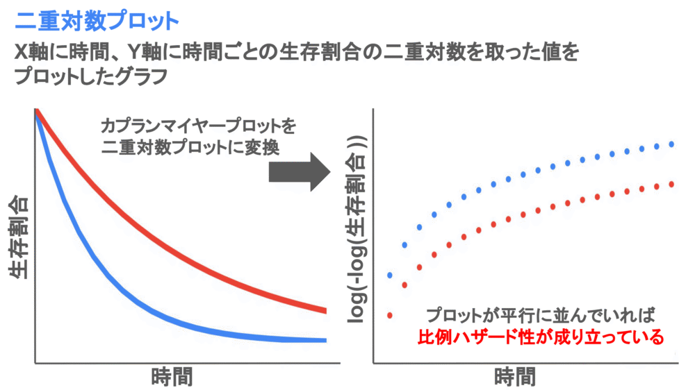 二重対数プロット